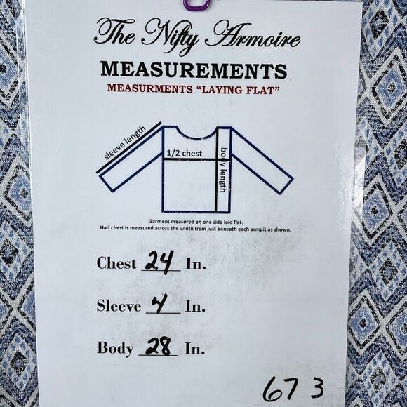 Orvis Womens Size LARGE V-Neck Short Sleeve Top Blue Diamond Casual Shirt - Picture 9 of 9